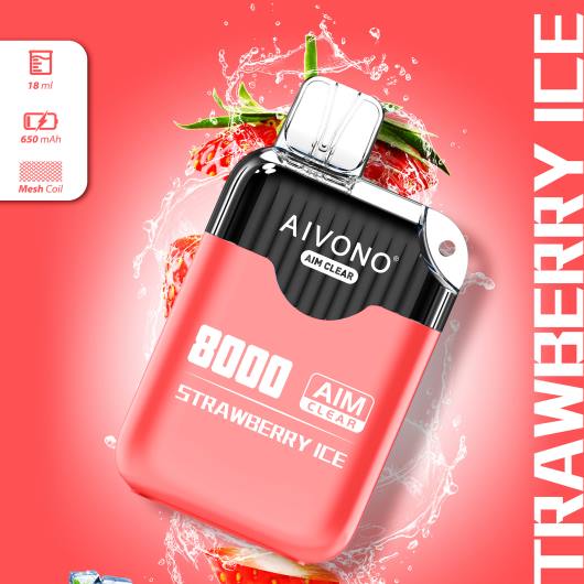 hielo de fresa Aivono AIM CLEAR 8000 TRF4205 | Aivono Mexico